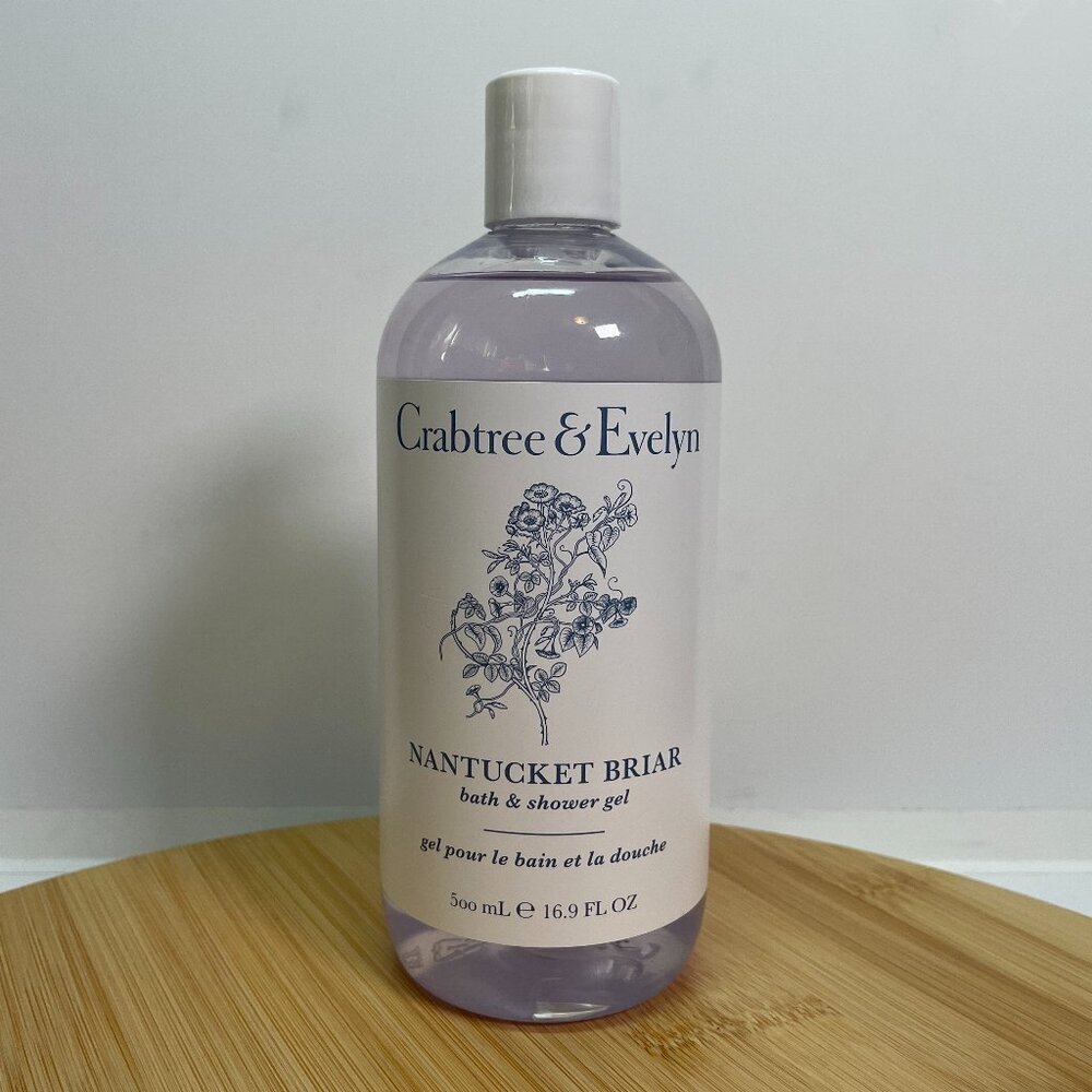 Crabtree & Evelyn Nantucket Briar Bath & Shower Gel Body Wash 16.9 oz